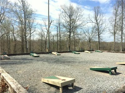 Hilltop Pavilion (cornhole pits)